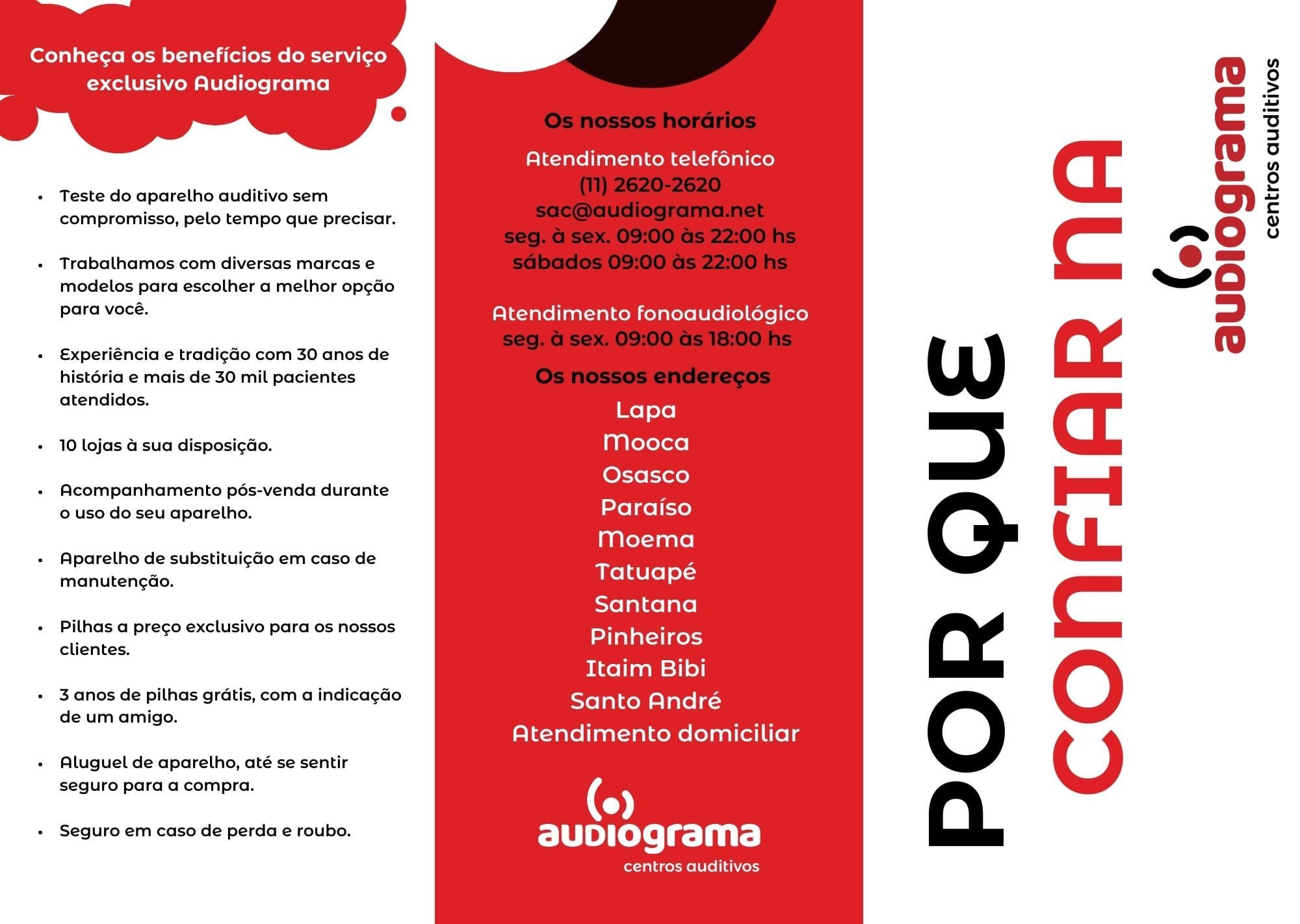 Folder - Porque Confiar