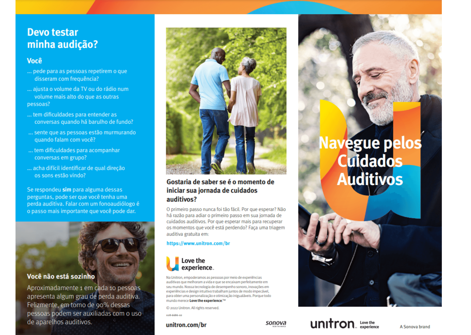 Navegue pelos Cuidados Auditivos